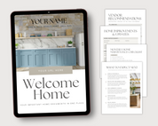 Welcome Home Closing Packet - Peaceful Design Style
