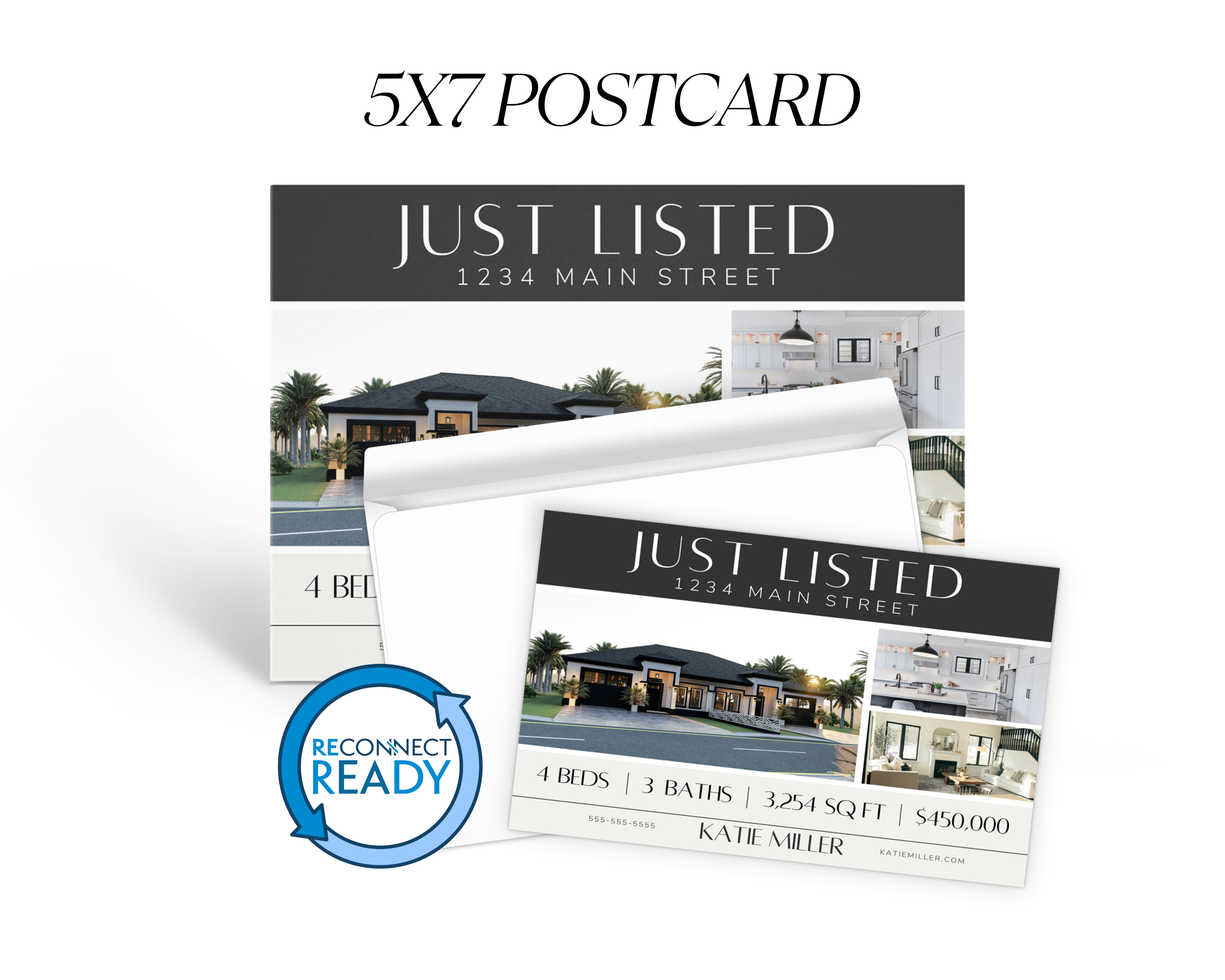 Just Listed Postcard - Real Estate Template