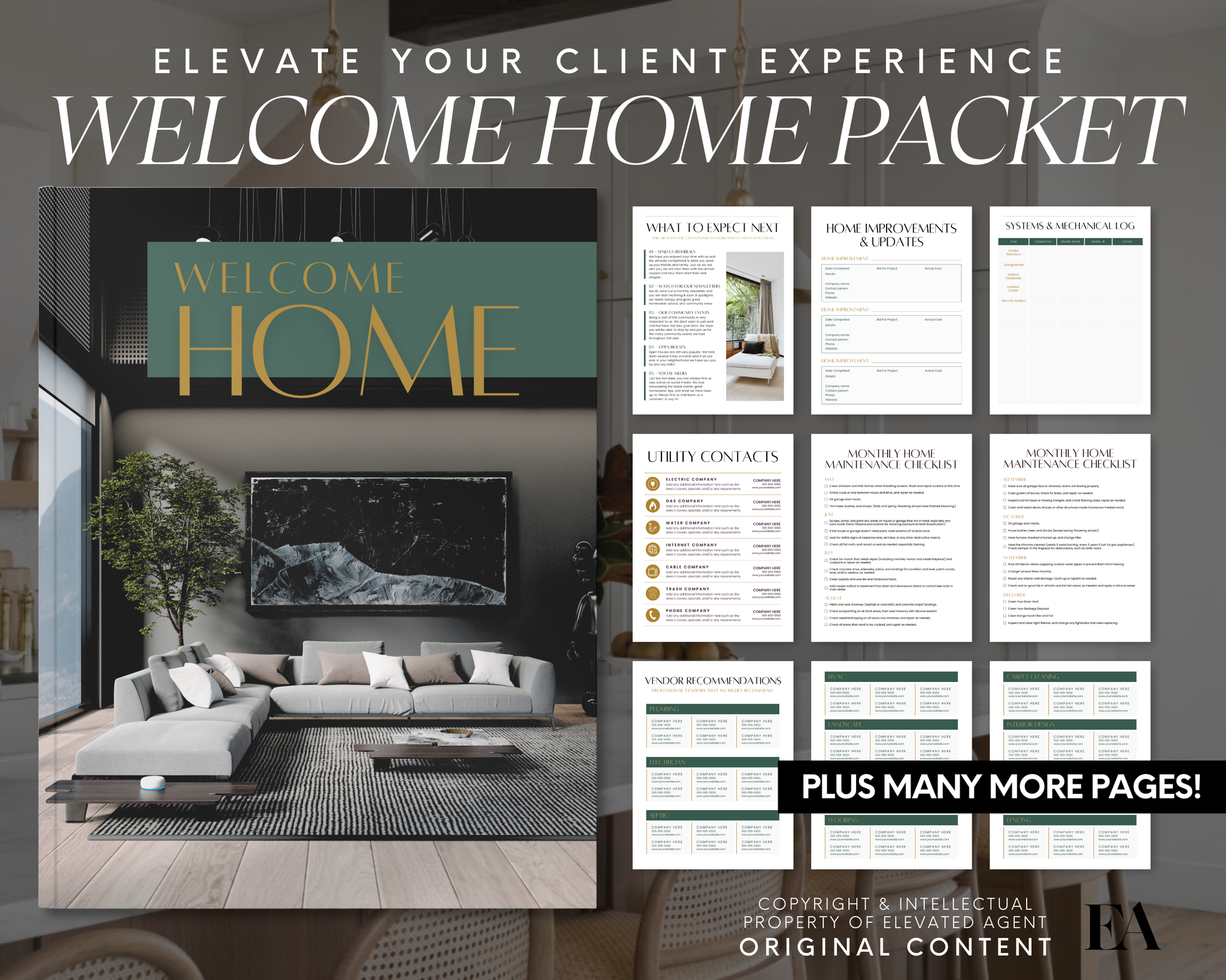 Designer Style Packet Closing Packet - Exclusive Design Style – Elevated Agent