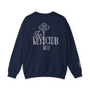 Key Club Vintage Key Crewneck Sweatshirt With Sleeves