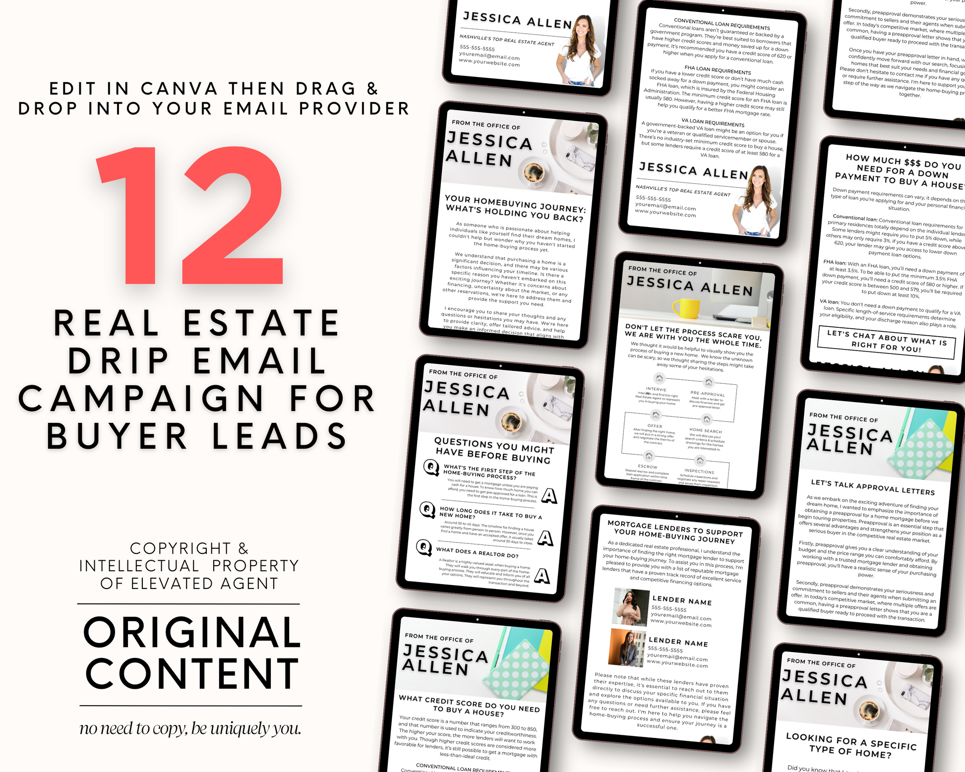Buyer Email Drip Campaign - Real Estate Email Templates