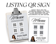 Real Estate Listing QR sign Flyer 3