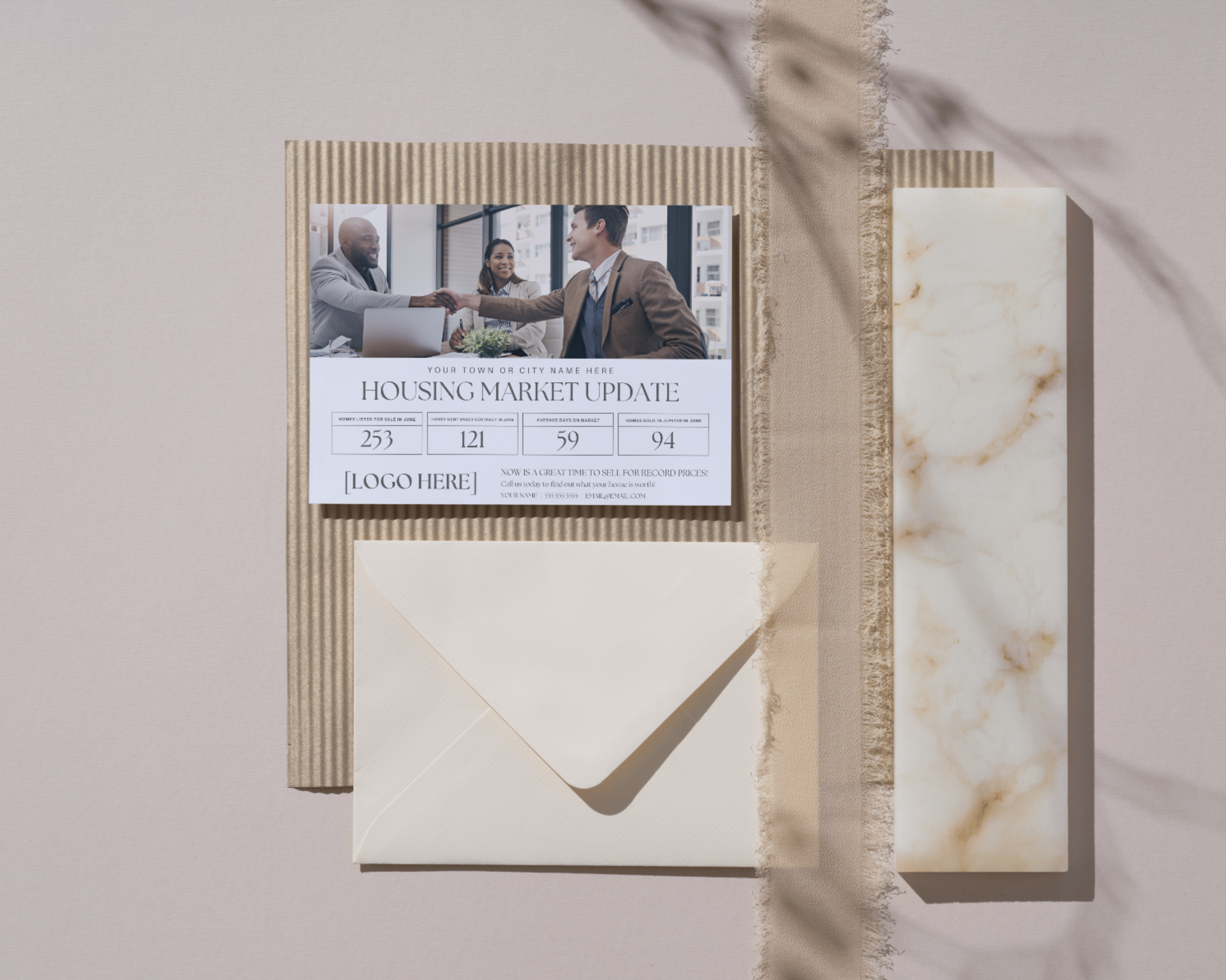 Market Update Postcard - Peaceful Design Style