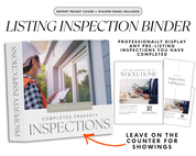 Listing Inspections Binder - Peaceful Design Style