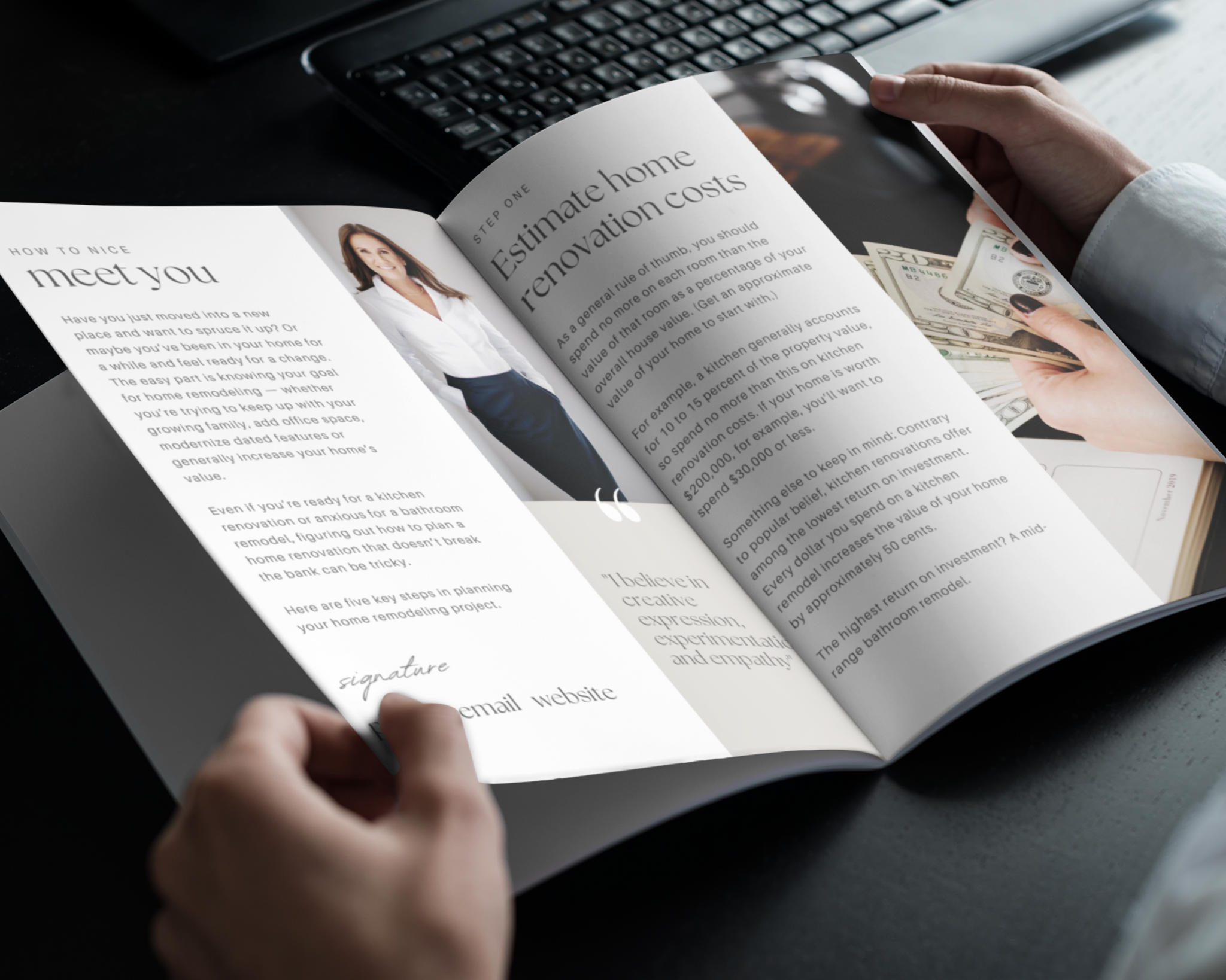 Home Renovation Budget Template Real Estate Template Elevated Agent