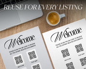 Real Estate Listing QR sign Flyer 3