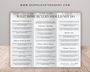House-Hunting Etiquette Trifold Brochure