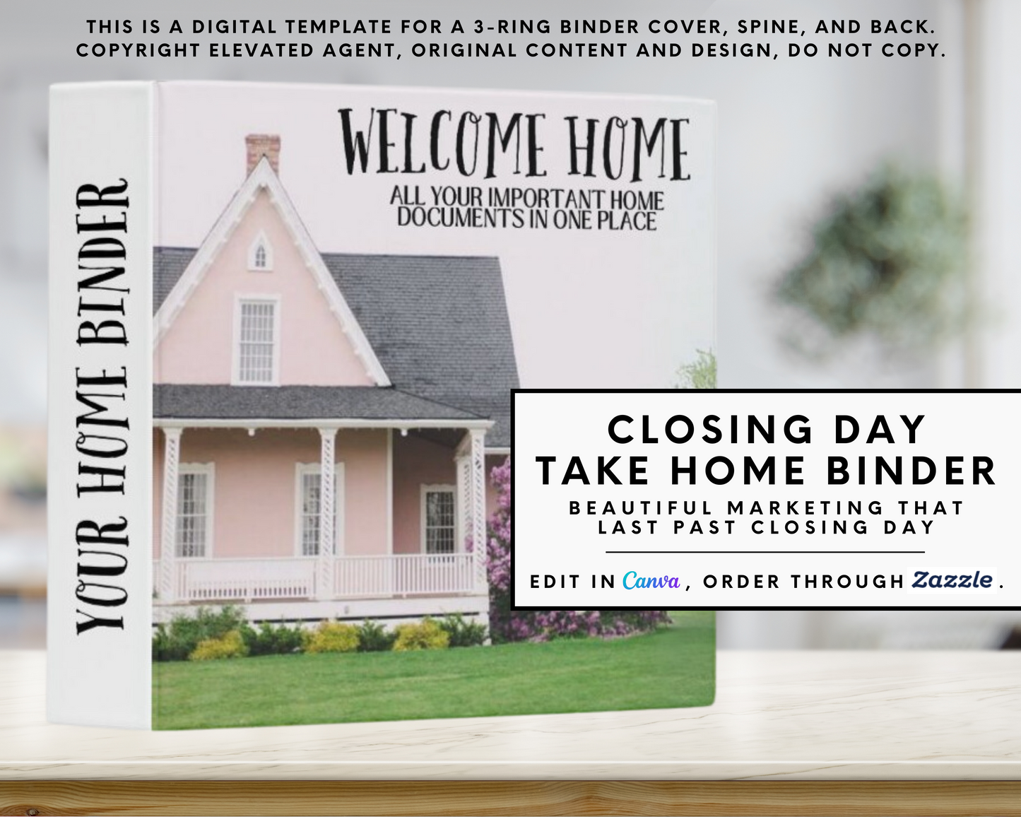 Realtor Closing Gift, Home Binder, Real Estate Client Closing Guide, Home Buyer Packet, Client Exit Packet, Real Estate Template, Canva
