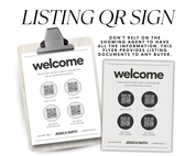 Real Estate Listing QR sign set 2