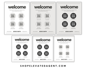 Real Estate Listing QR sign set 2