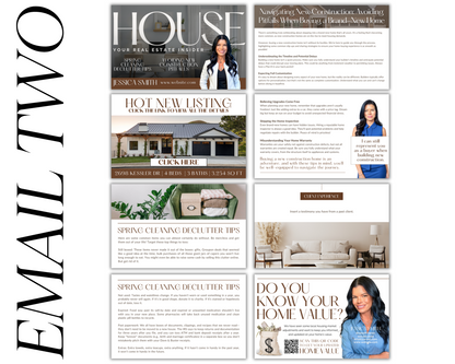 Real Estate Email Newsletter, 2024 March Newsletter, Email Template, Realtor Newsletter, Realtor Mailer, Newsletter Template, Realtor Flyer