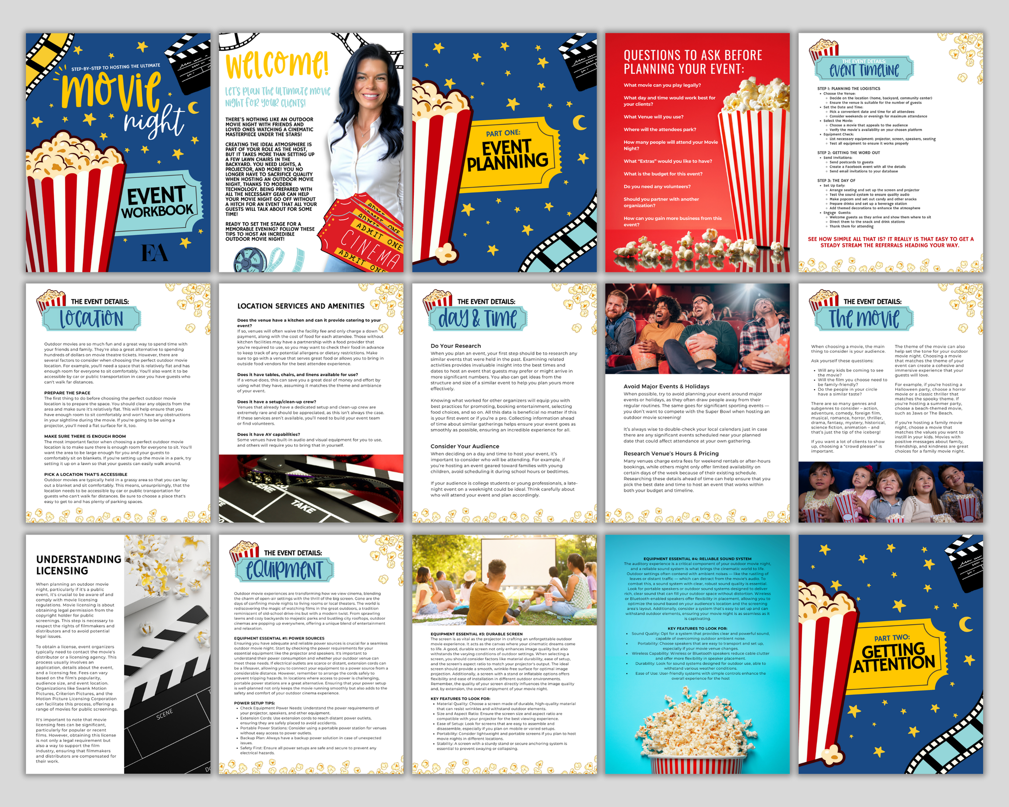 Movie Event Program Movie Night Client Event – Elevated Agent