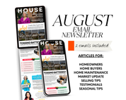 August Email Newsletter Newsletter