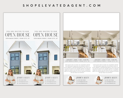 Real Estate Canva Template for Open House Real Estate Door Hanger Template Real Estate Farming Template Real Estate Canva Door Tag Neighbor Realtor Farming Template