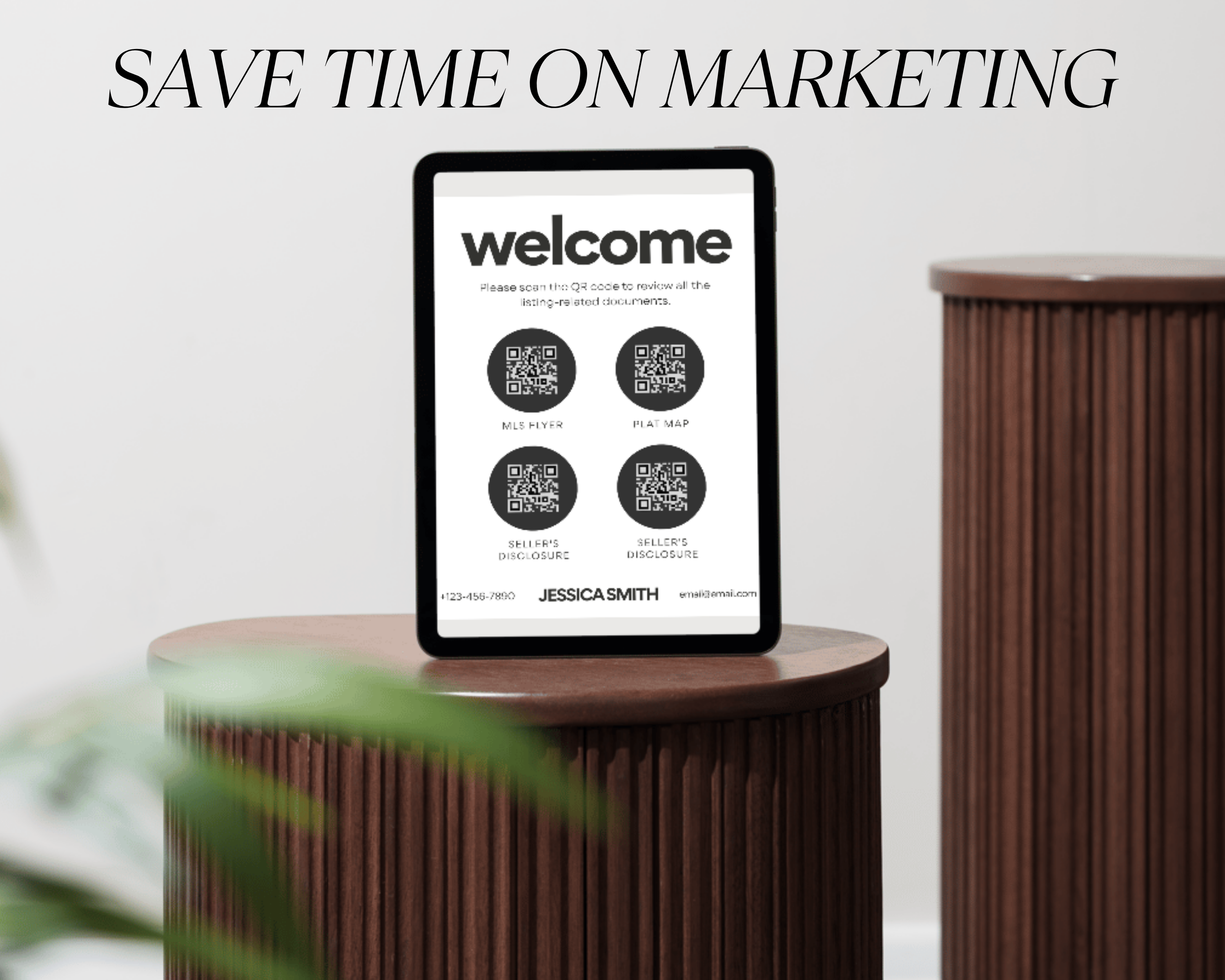 Real Estate Listing QR sign set 2