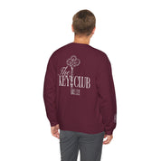 Key Club Vintage Key Crewneck Sweatshirt With Sleeves