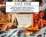 FALL  Neighborhood POSTCARD 2