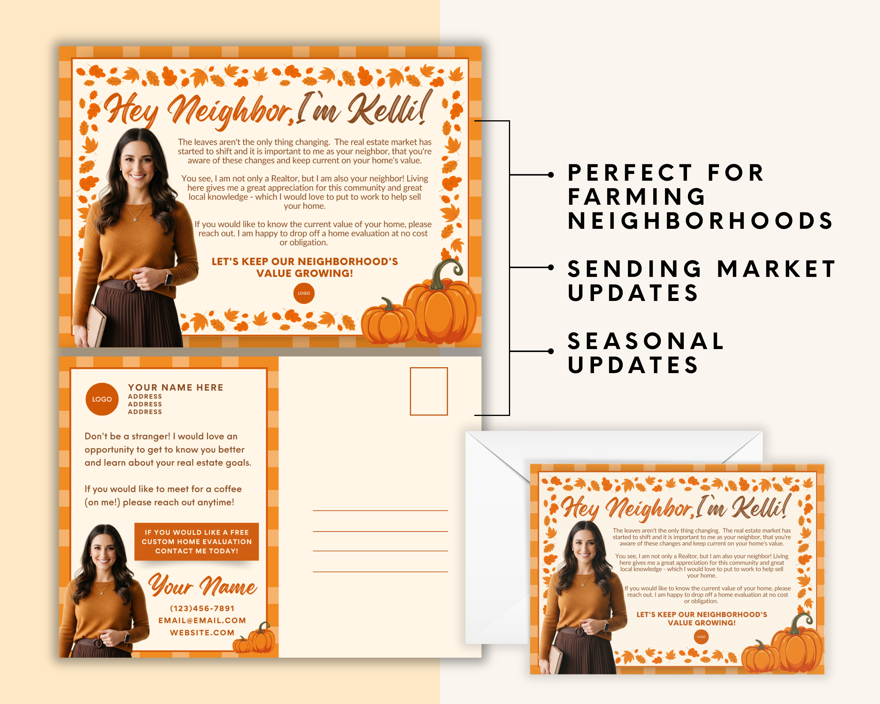 FALL  Neighborhood POSTCARD 2