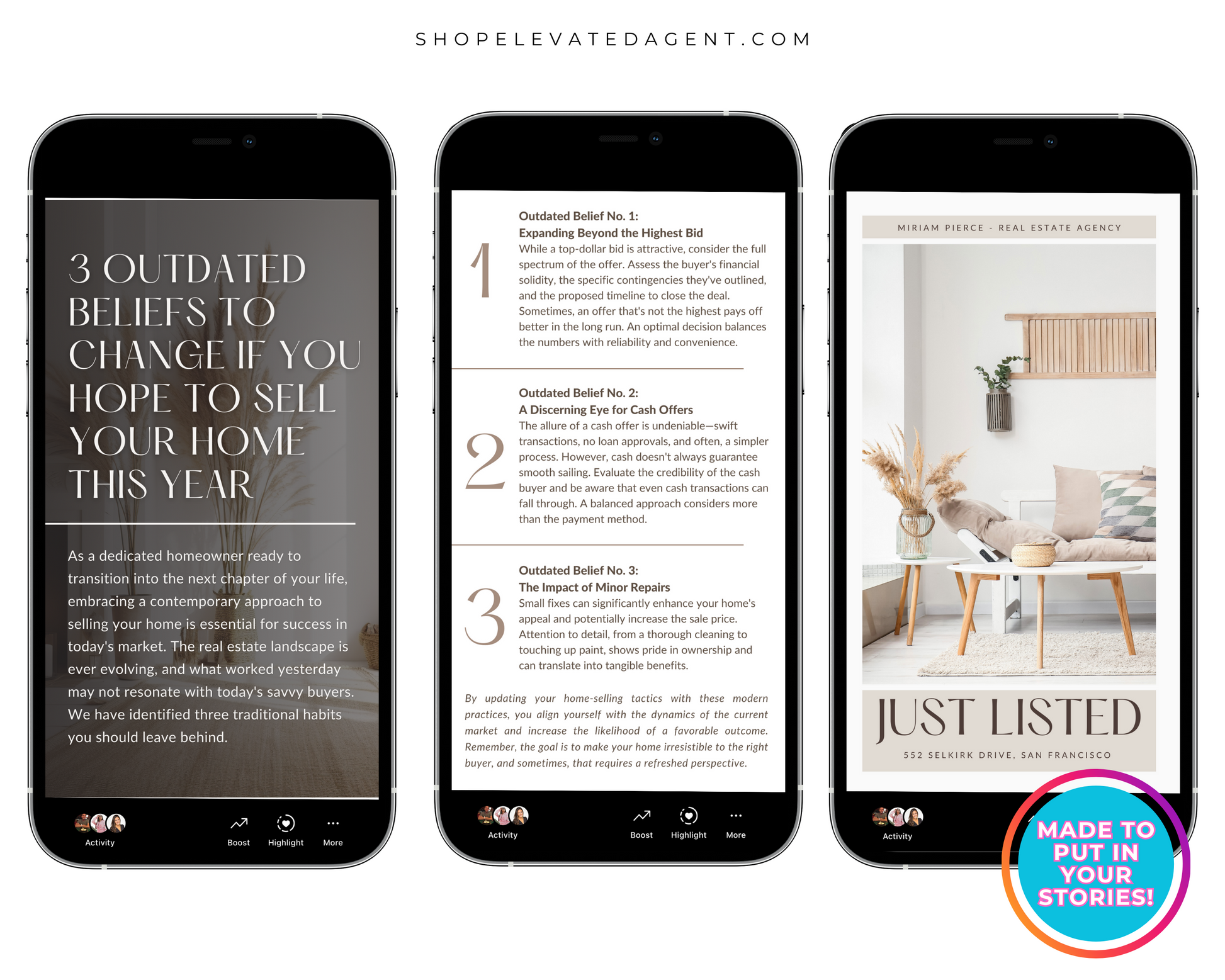 Real Estate Social Media Story, March Newsletter, Real Estate Newsletter, Real Estate Marketing, Real Estate Instagram, Newsletter Template