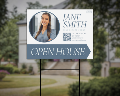 Open House Yard Sign, Real Estate Sign, Yard Sign Template, Realtor Marketing, Open House Flyer, Real Estate Template, Realtor Yard Sign
