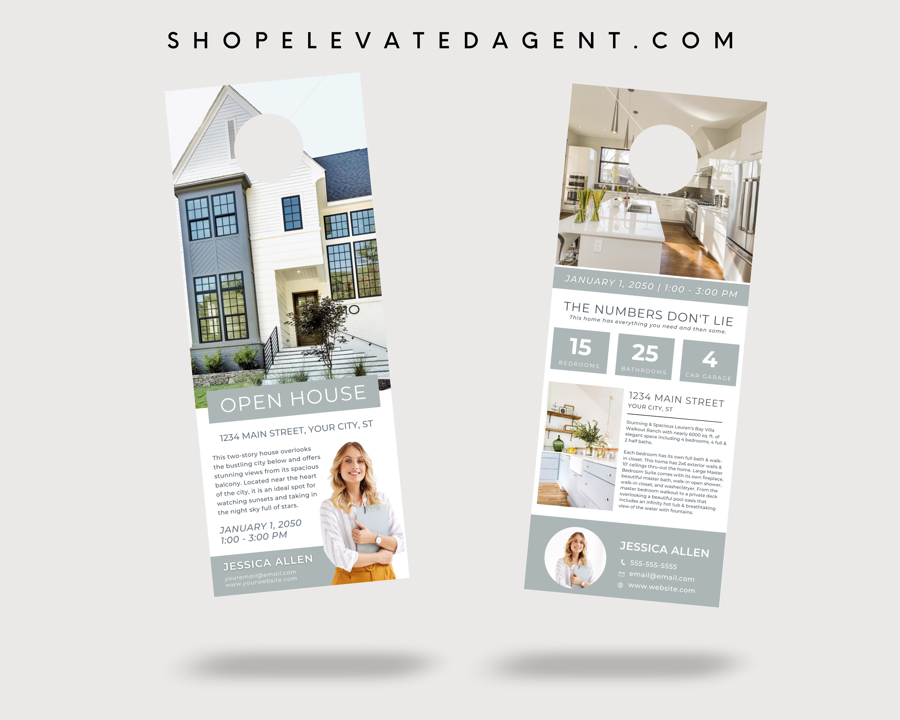 Open House Door Hanger - Real Estate Farming