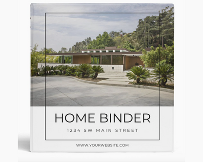 Real Estate Client Closing Packet, New Home Binder, Buyer Packet, Real Estate Marketing, Real Estate Flyer, Home Buyer Guide, Canva Template