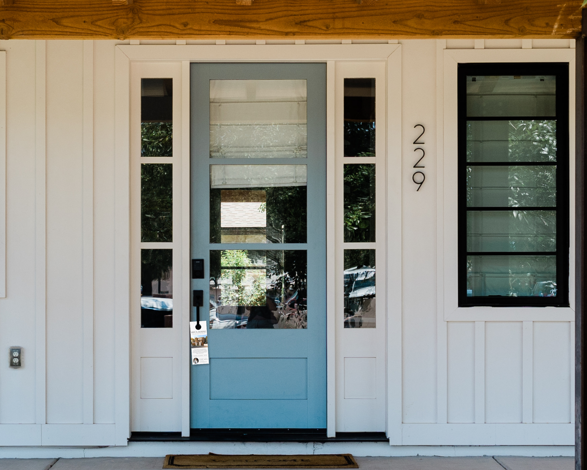 Real Estate Template – Open House Door Hanger