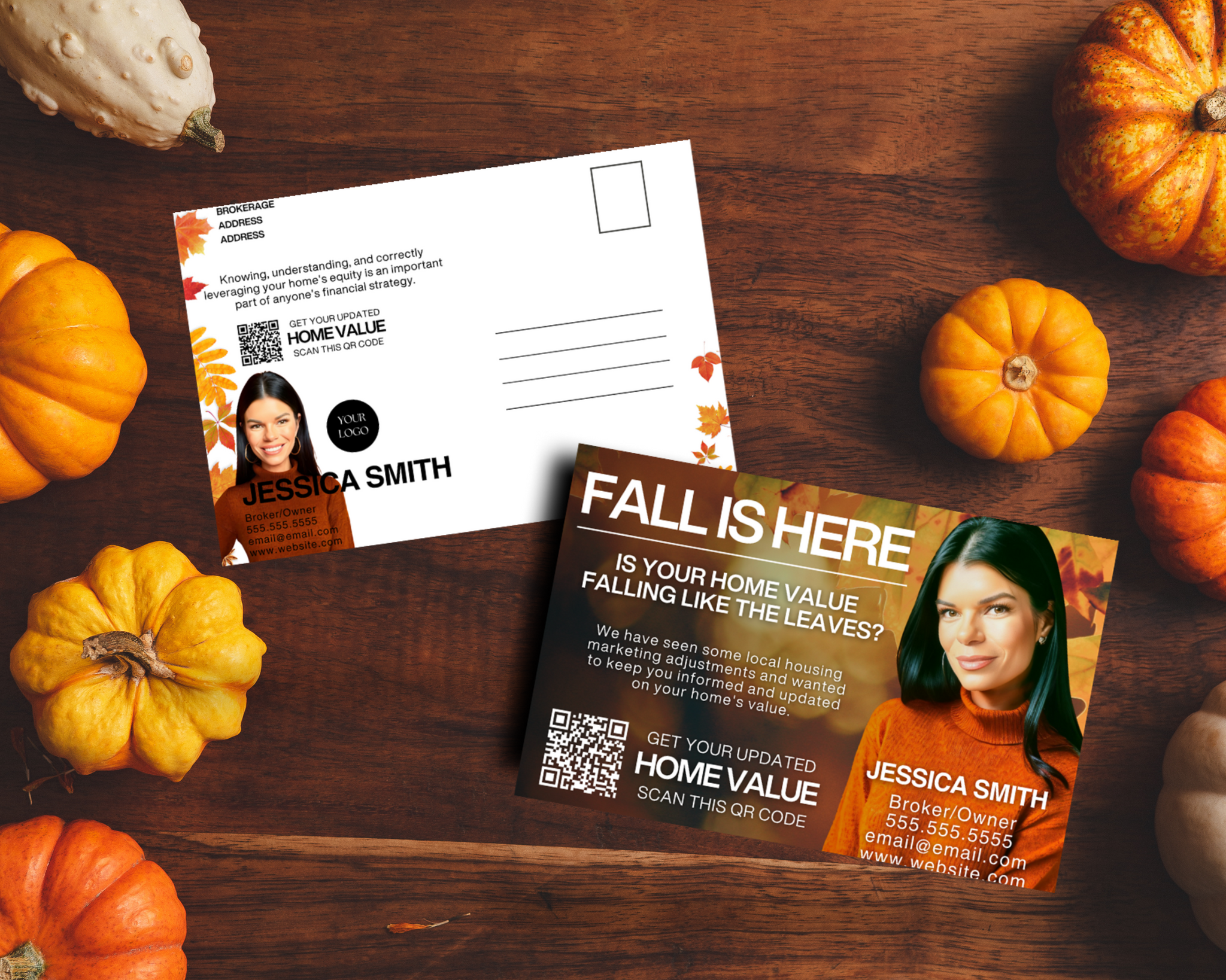Real Estate Fall CMA Postcard – Elevated Agent