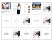 Listing Inspections Binder - Peaceful Design Style