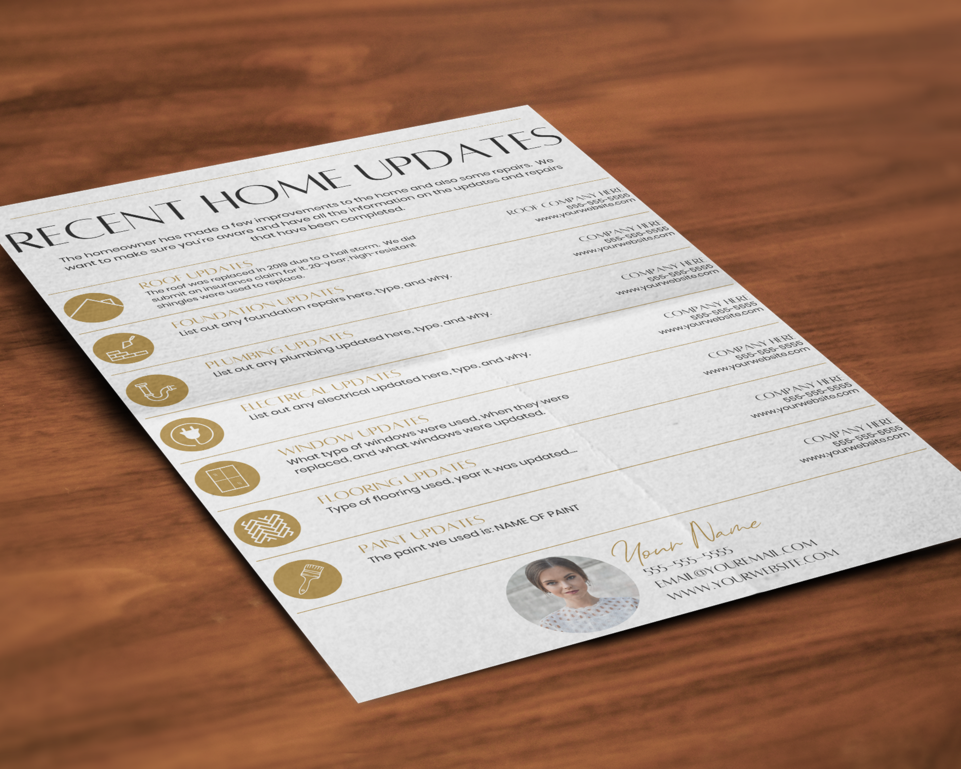 Home Update Flyer - Real Estate Template