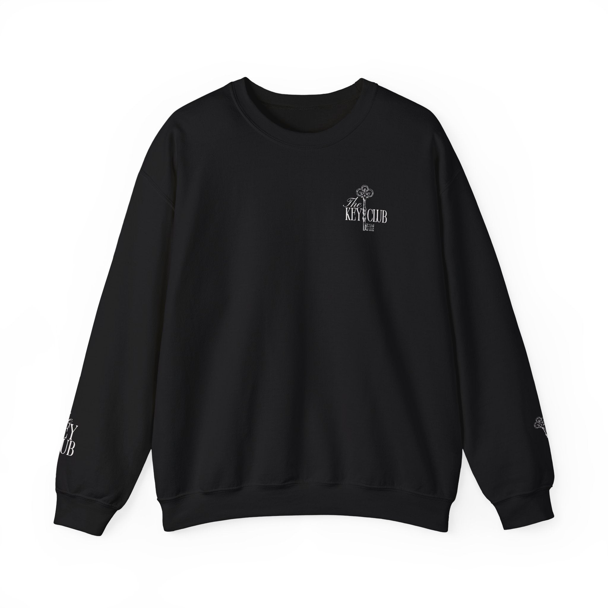 Key Club Vintage Key Crewneck Sweatshirt With Sleeves