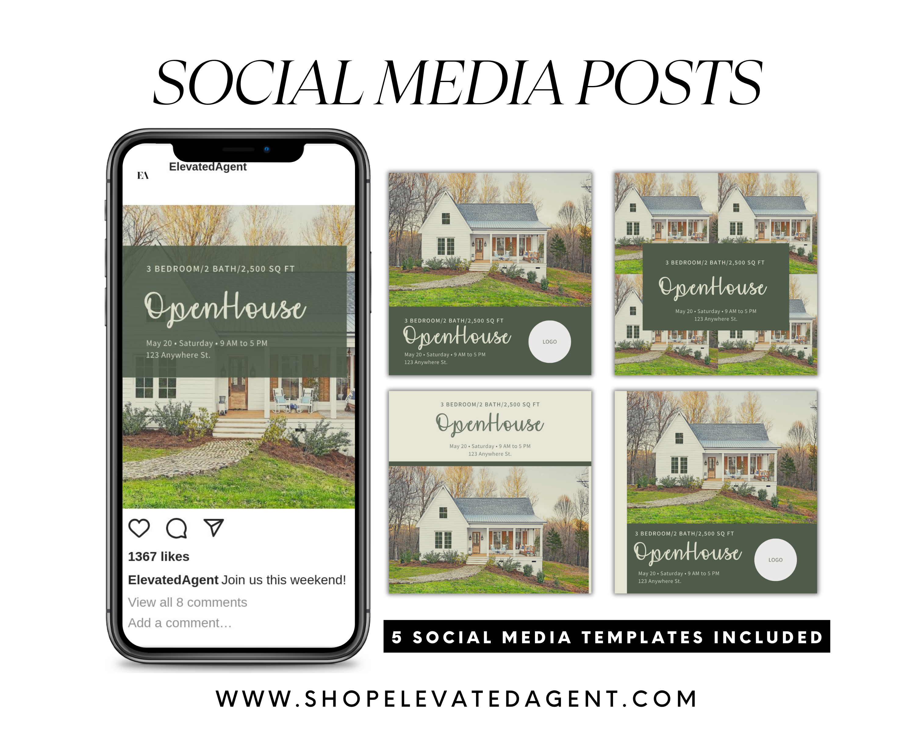 Open House Kit - Template Bundle