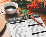 Classic Cleaning Before Closing Checklist