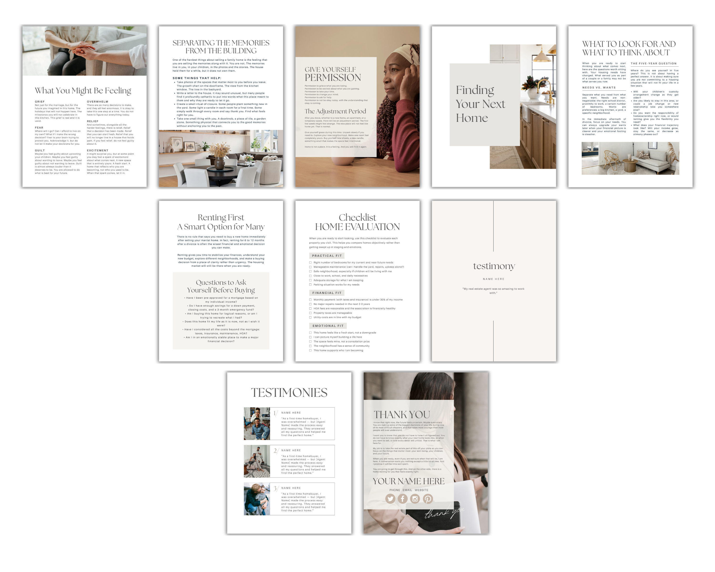 Divorce Guide Template - Peaceful Design Template