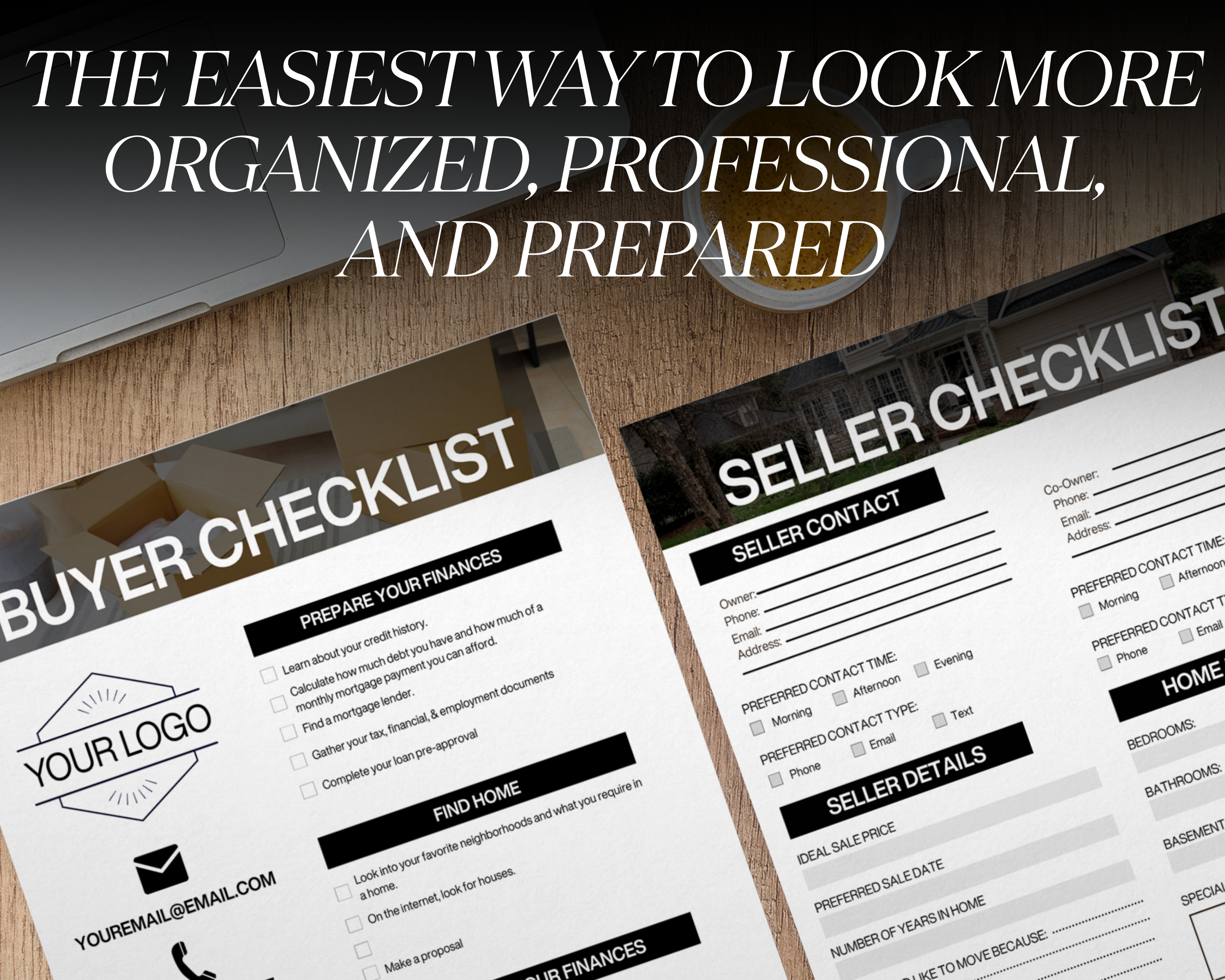 Real Estate Checklist Bundle - Classic Design Style