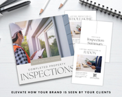 Listing Inspections Binder - Peaceful Design Style