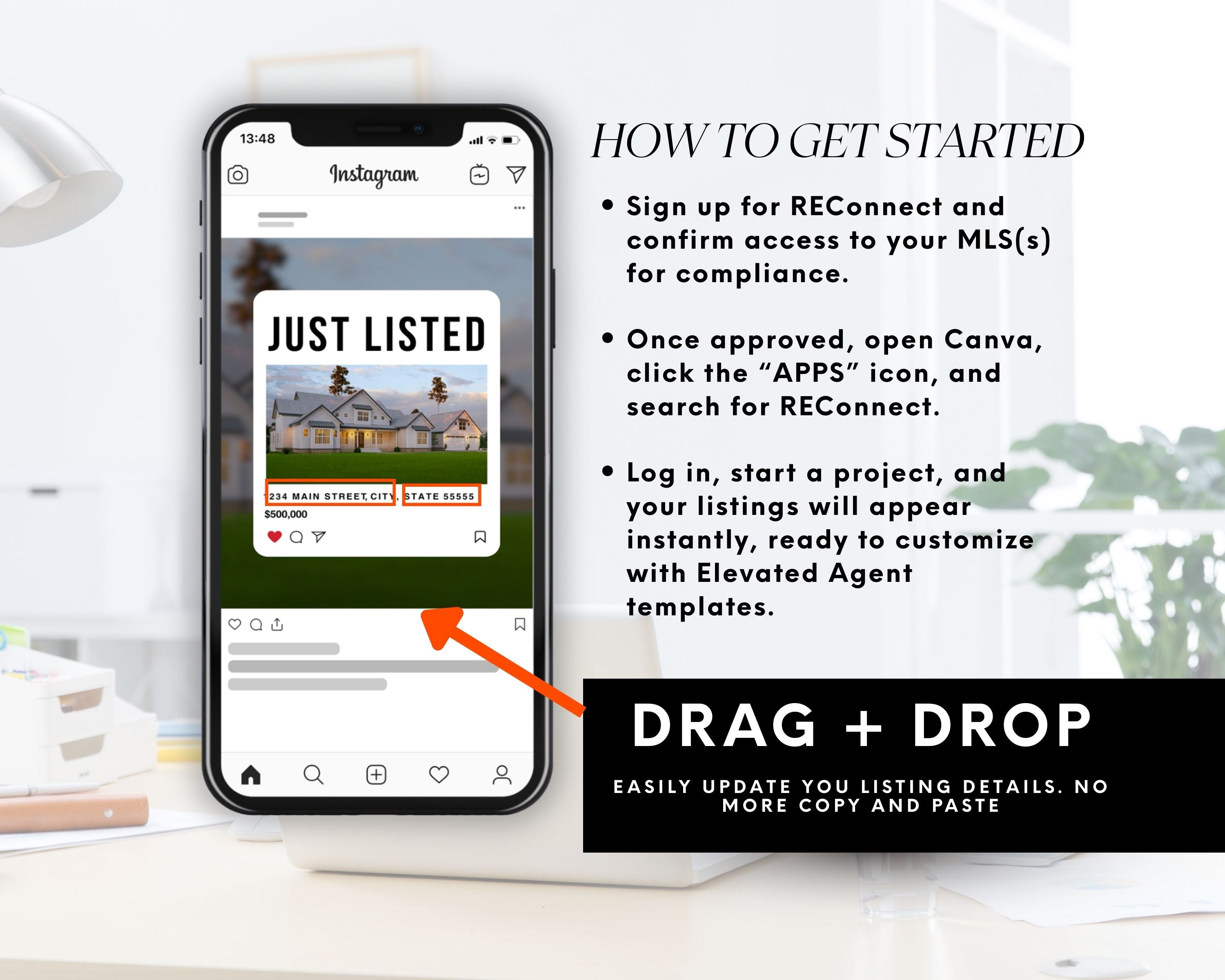 Social Media Listing Posts 2 - Minimal Design Style