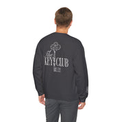 Key Club Vintage Key Crewneck Sweatshirt With Sleeves