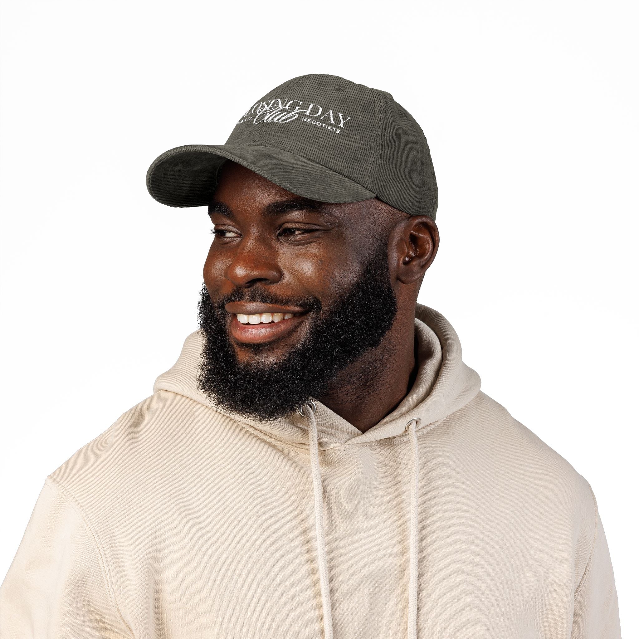 Closing Day Club Corduroy Cap — Vintage Embroidered Real Estate Closing Hat