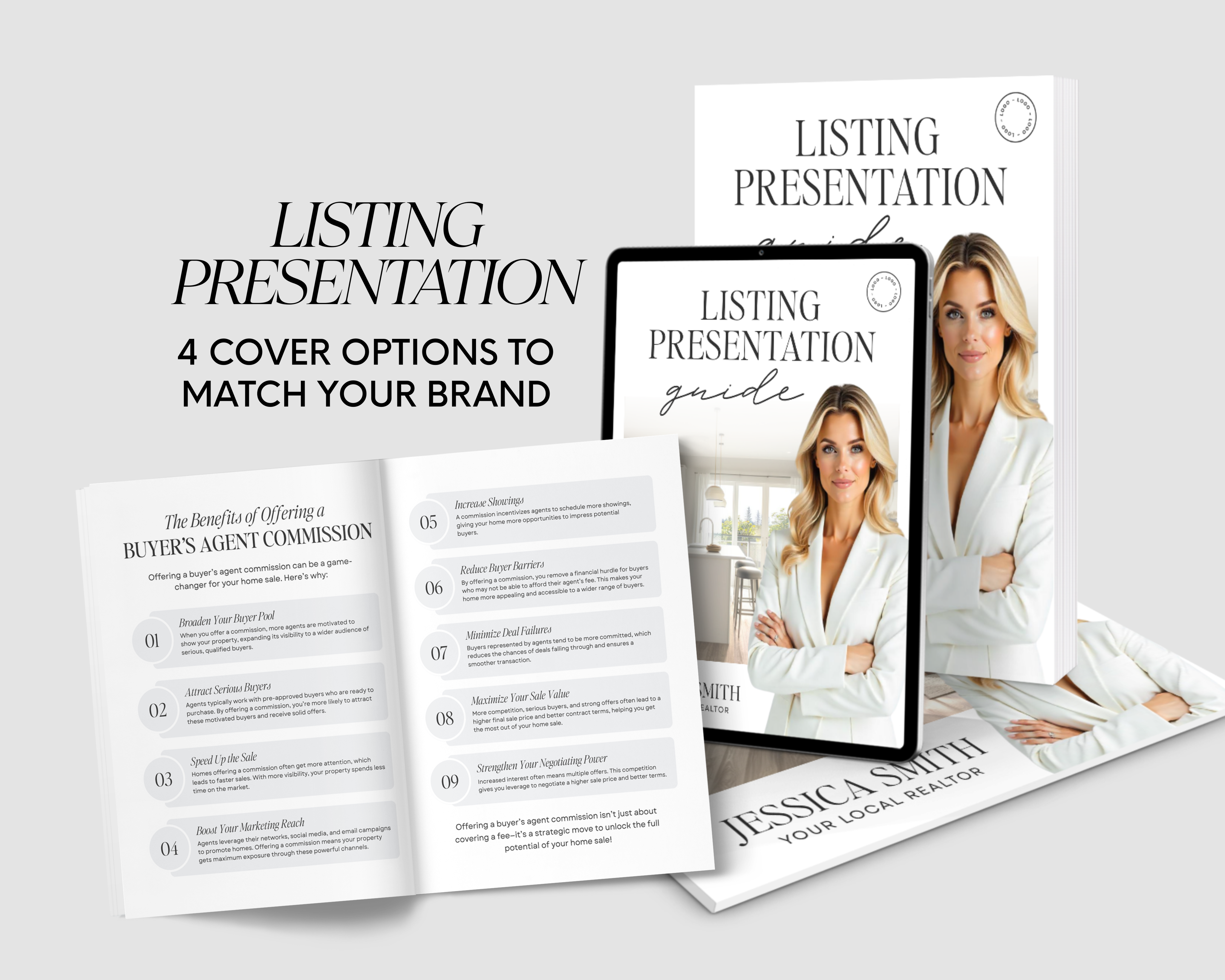 Buyer and Listing Presentation Bundle - Clean Style