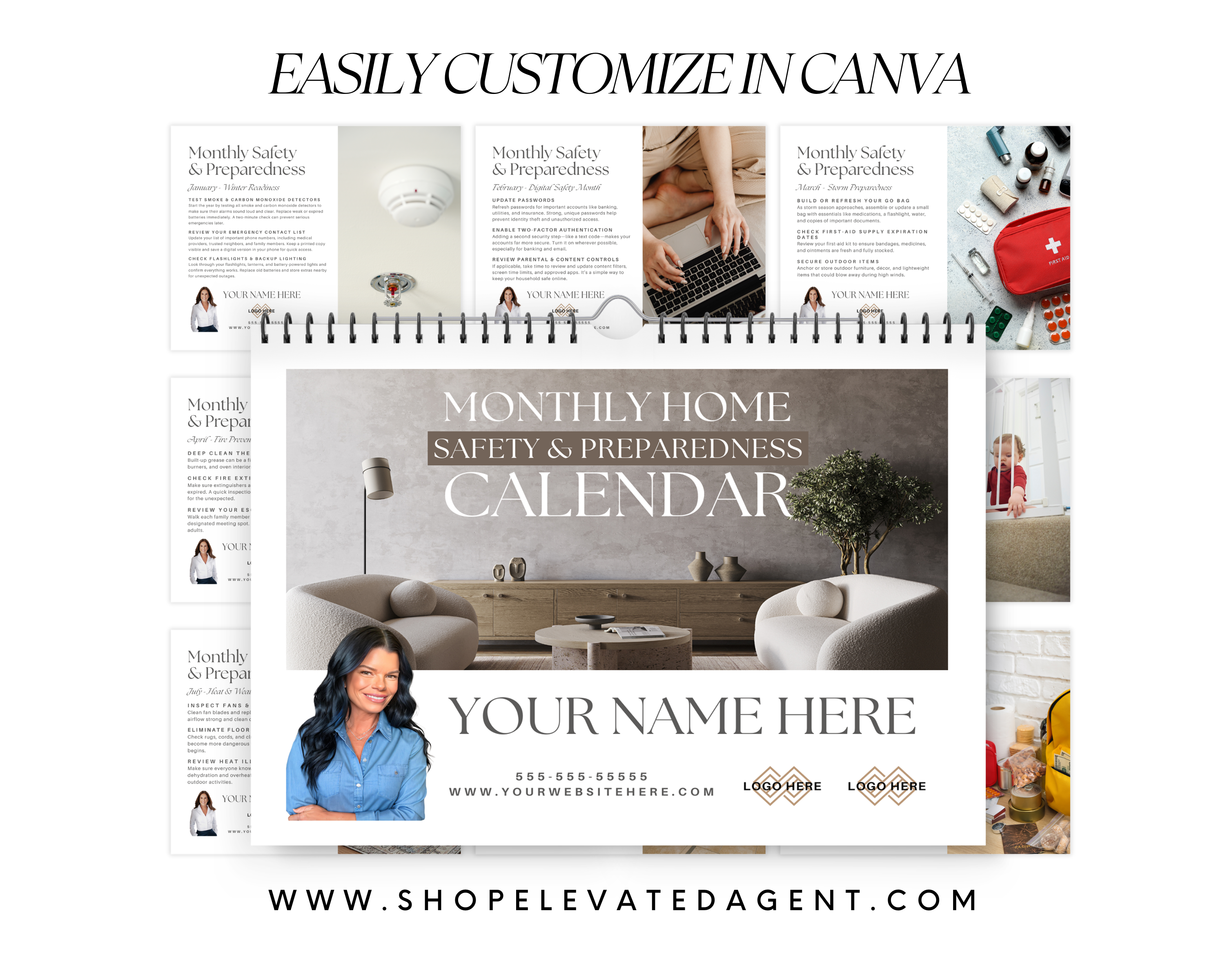 Home Safety Calendar Style 1