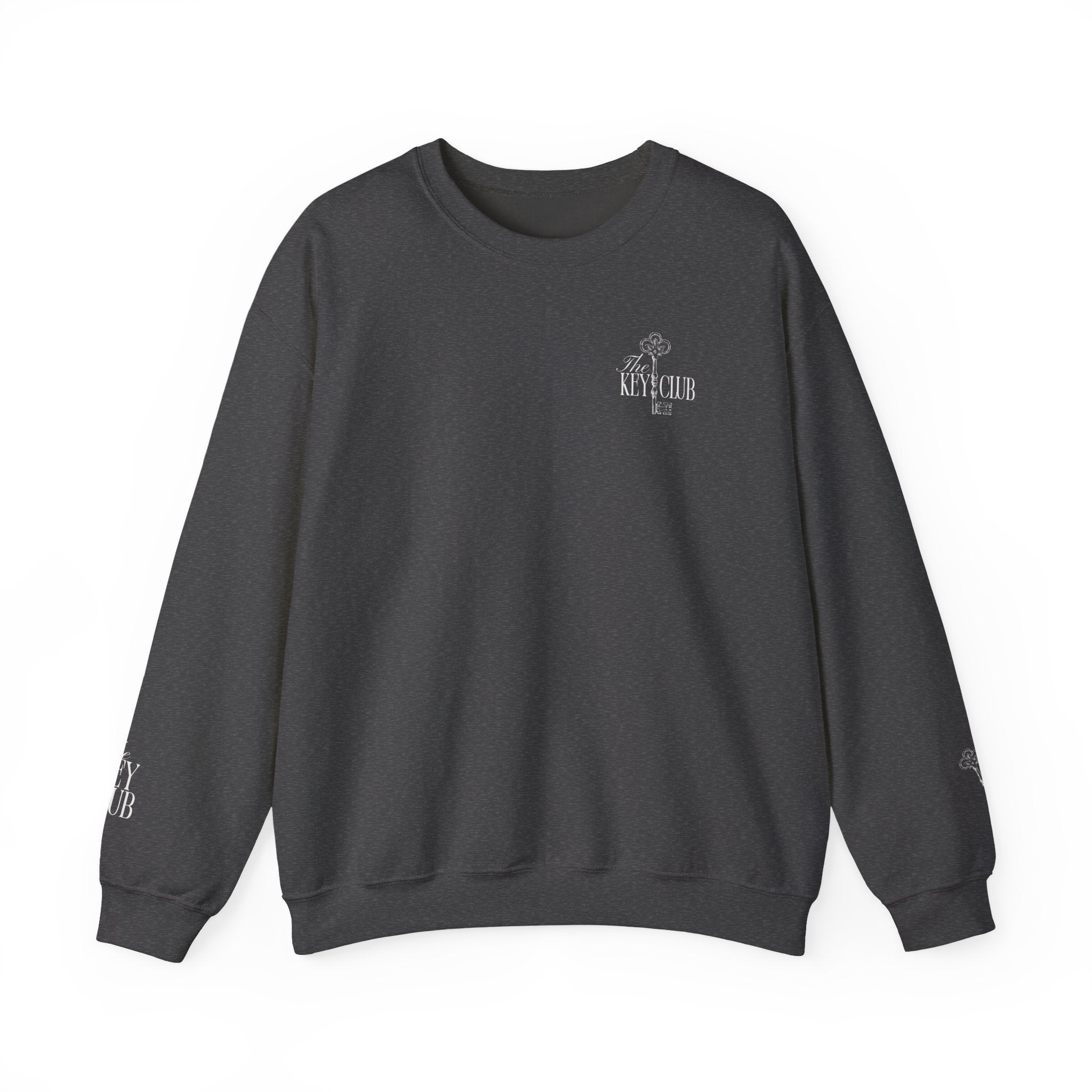 Key Club Vintage Key Crewneck Sweatshirt With Sleeves