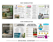 12 Month 8.5x11 Newsletter Bundle - Volume 4