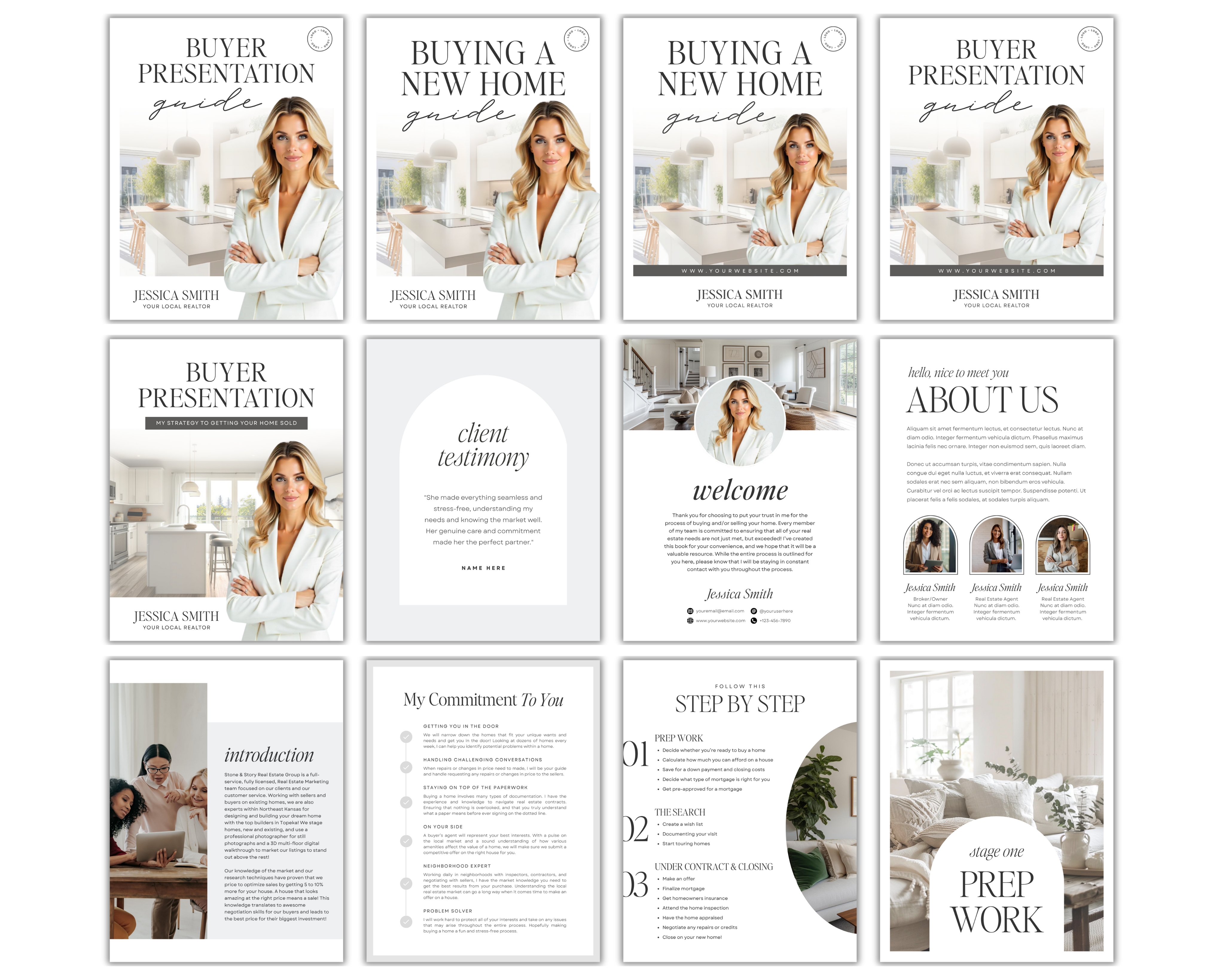 Buyer and Listing Presentation Bundle - Clean Style