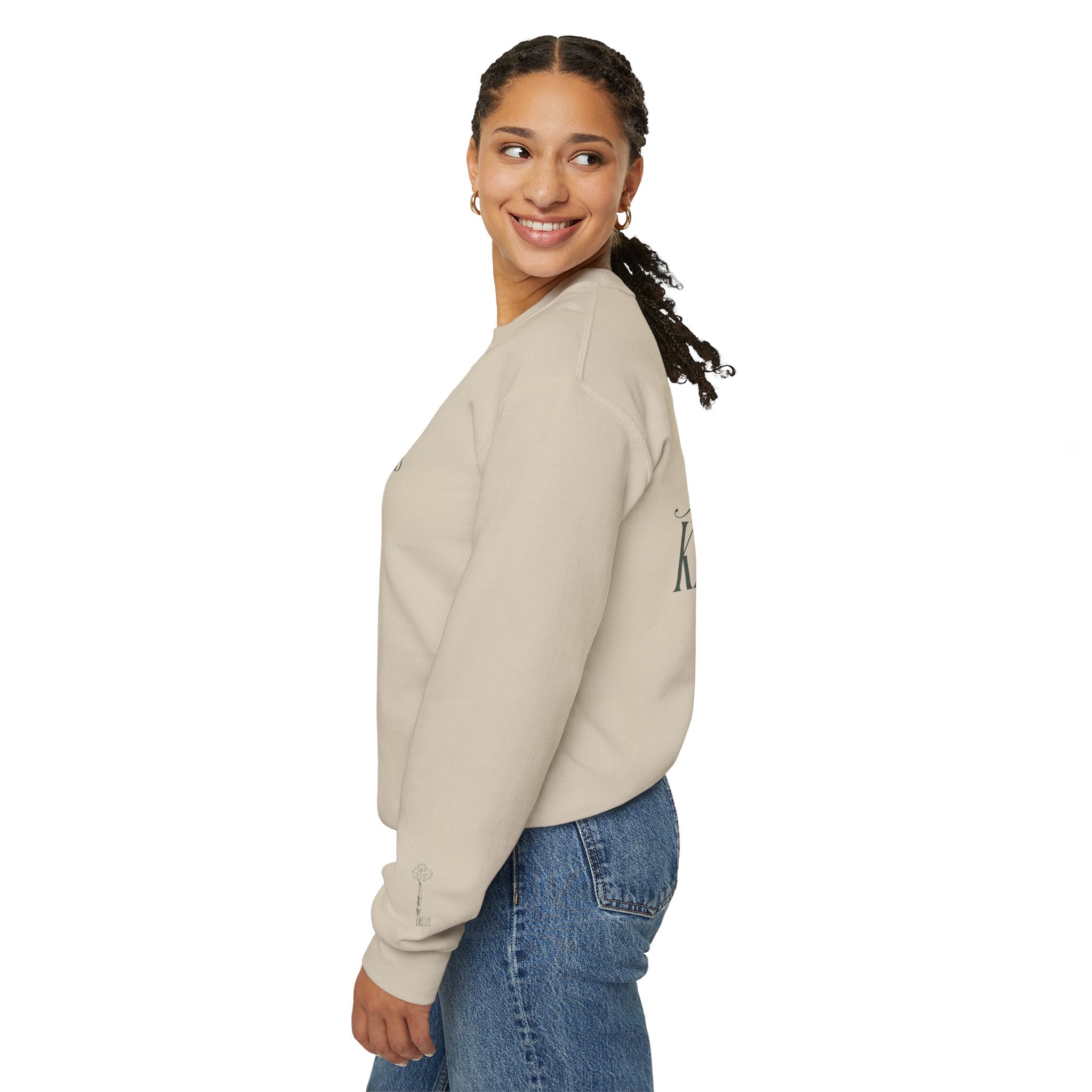 Key Club Vintage Key Crewneck Sweatshirt With Sleeves