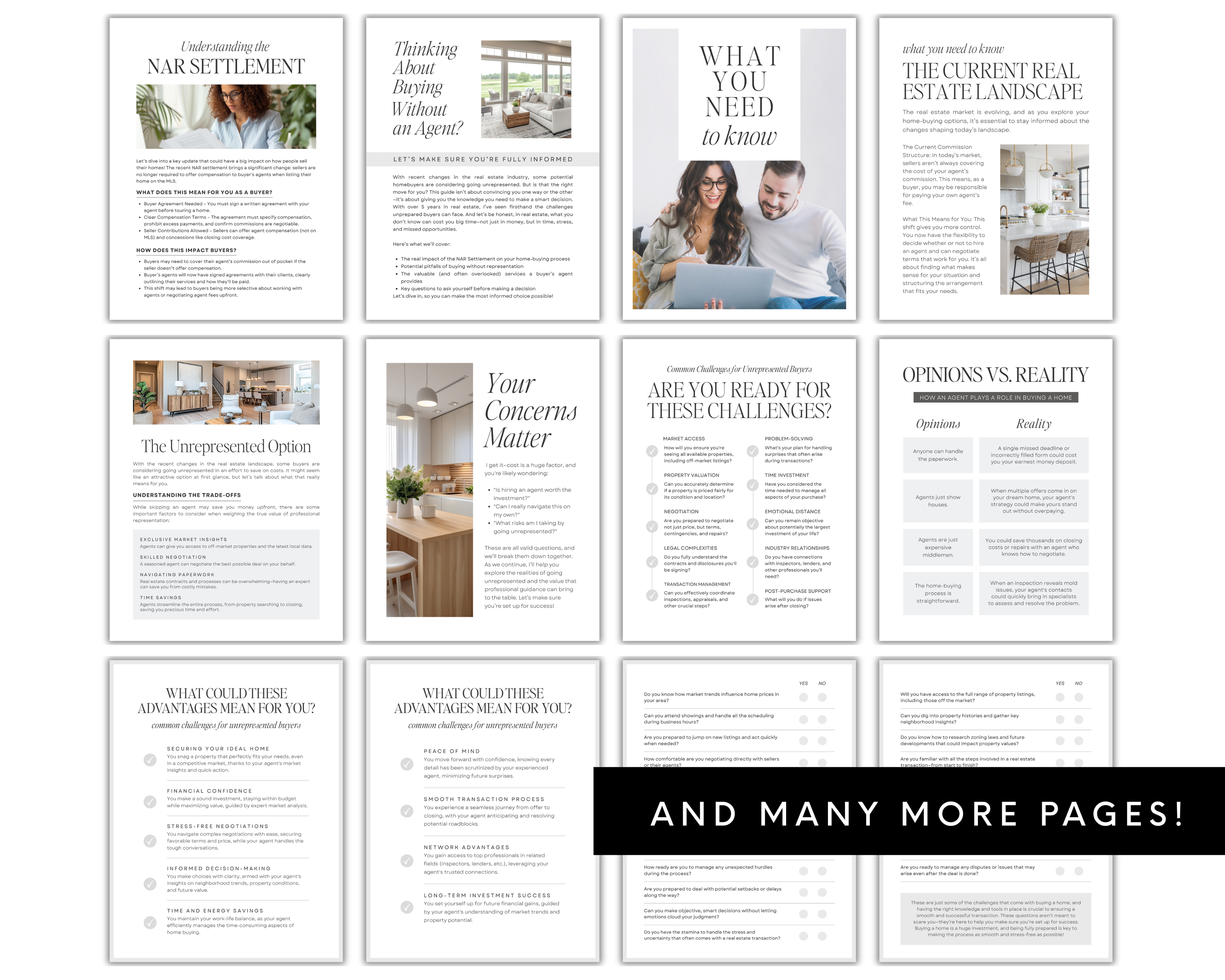 Buyer and Listing Presentation Bundle - Clean Style