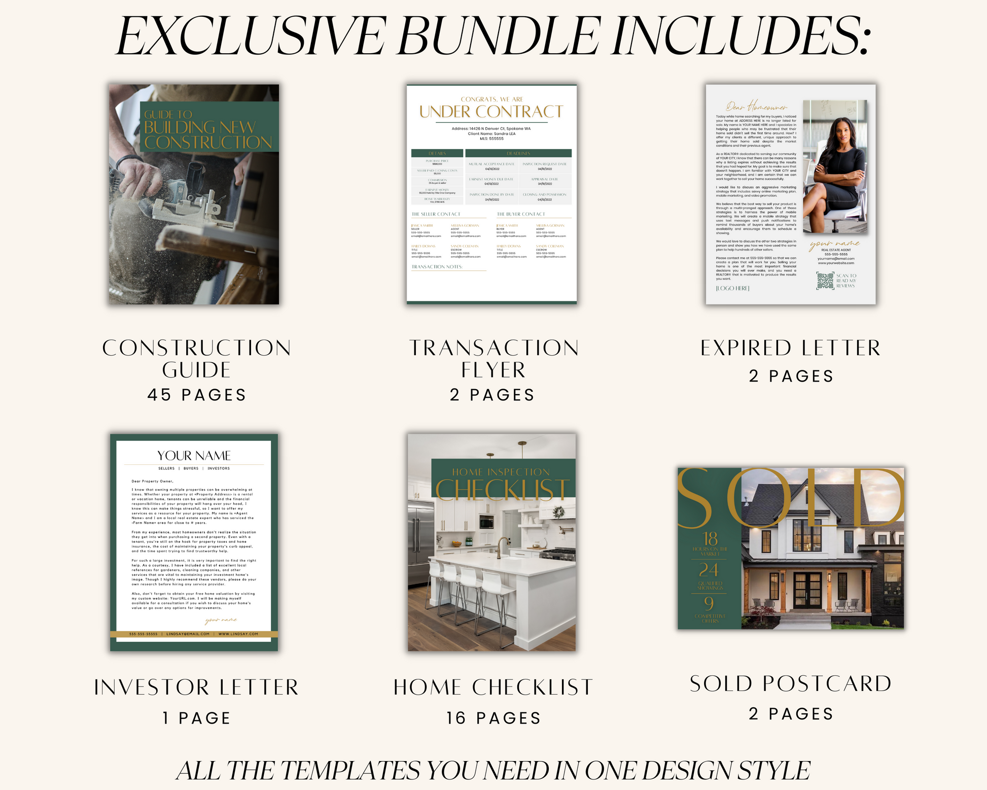 Real Estate Template – Exclusive Whole Bundle
