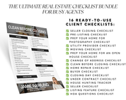 Real Estate Checklist Bundle - Classic Design Style