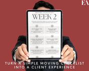 Moving Checklist email drip campaign - Peaceful Design Style