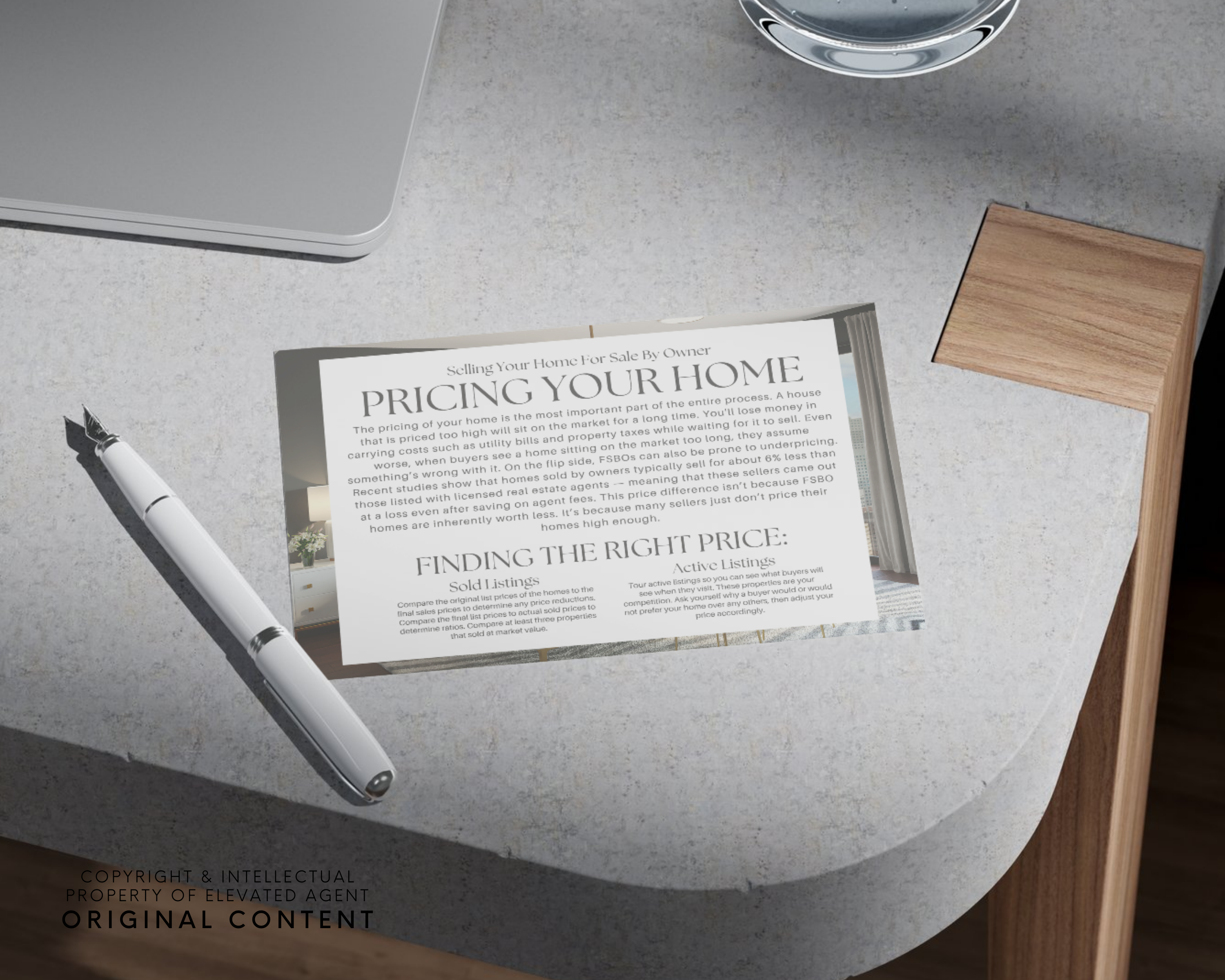 FSBO Postcard Drip - Peaceful Design Style